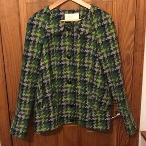 Leifsdottir/Anthropologie - wool cocoon coat